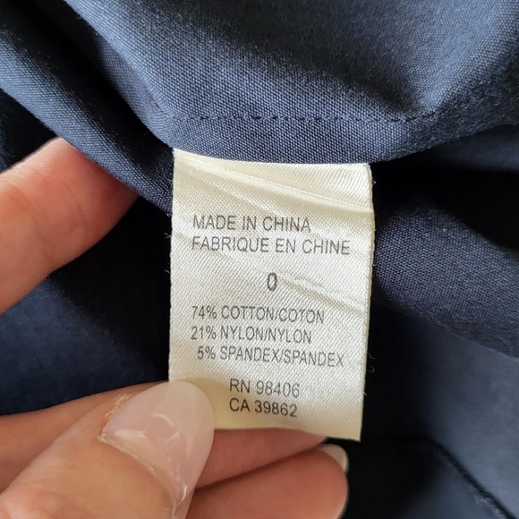 Navy Ribbed Mini Dress - Picture 7 of 7